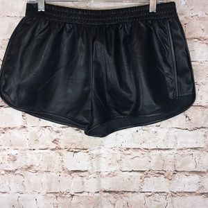 Forever 21 Faux Leather Shorts NWOT